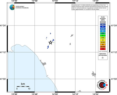 Mappa EMS - territori località
