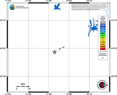 Mappa MCS - territori località