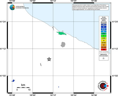 Mappa EMS - territori località