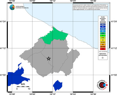 Mappa EMS - territori comuni