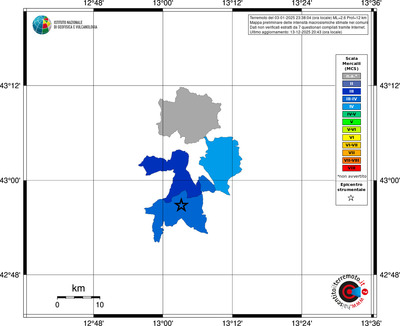 Mappa MCS - territori comuni