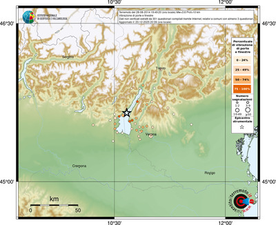 Mappa comuni con almeno 3 questionari