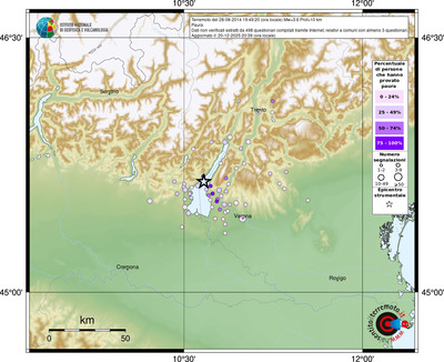 Mappa comuni con almeno 3 questionari