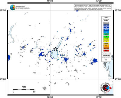 Mappa EMS - territori località