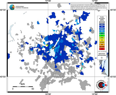 Mappa EMS - territori comuni