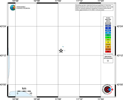 Mappa MCS - territori località