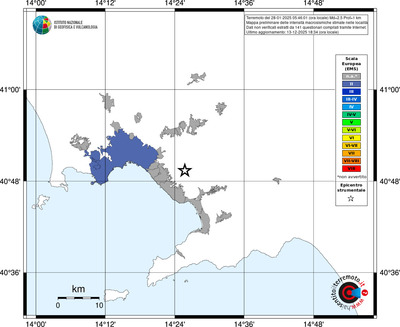 Mappa EMS - territori località