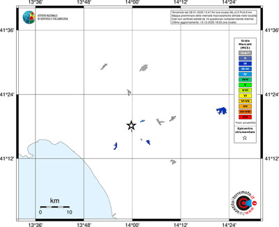 Mappa MCS - territori località