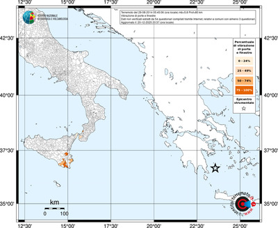 Mappa territorio comunale con almeno 3 questionari