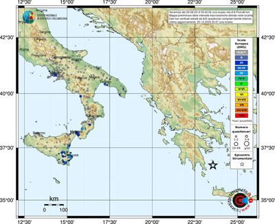 Mappa EMS - località