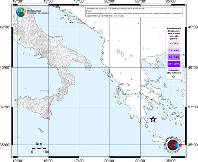 Mappa territorio comunale con almeno 3 questionari