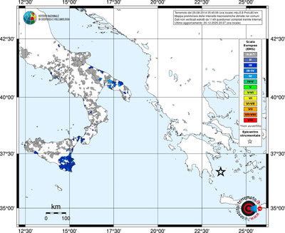 Mappa EMS - territori comuni