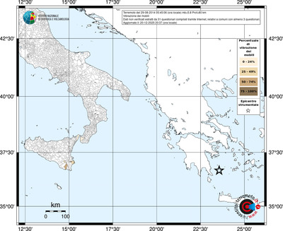 Mappa territorio comunale con almeno 3 questionari