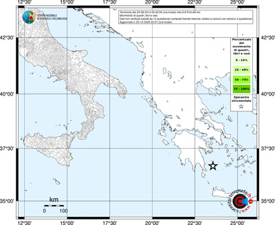 Mappa territorio comunale con almeno 3 questionari