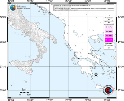Mappa territorio comunale con almeno 3 questionari