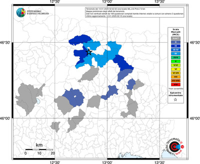 Mappa MCS riferita ai limiti comunali