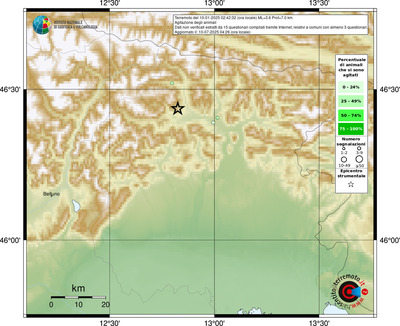 Mappa comuni con almeno 3 questionari