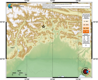 Mappa comuni con almeno 3 questionari