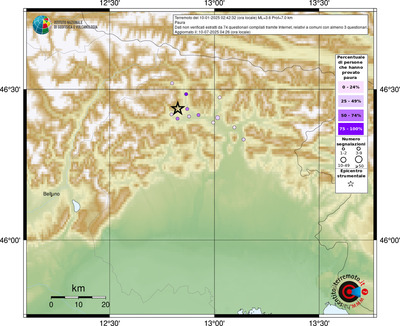 Mappa comuni con almeno 3 questionari