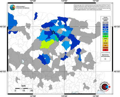 Mappa EMS - territori comunali