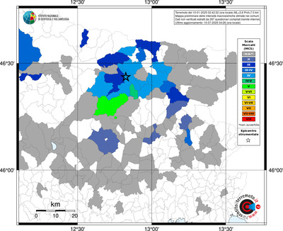 Mappa MCS - territori comunali