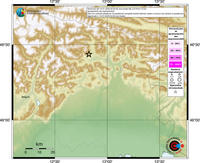 Mappa comuni con almeno 3 questionari