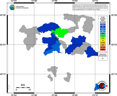 Mappa EMS - territori comuni