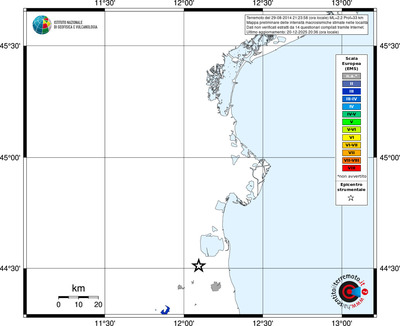 Mappa EMS - territori località