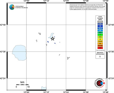 Mappa EMS - territori località
