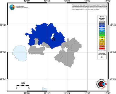 Mappa EMS - territori comuni
