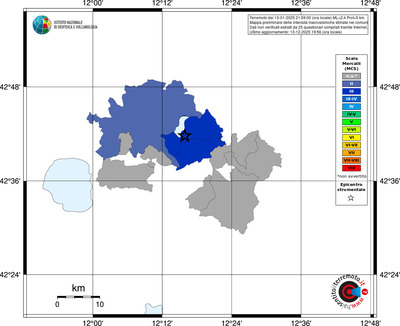 Mappa MCS - territori comuni