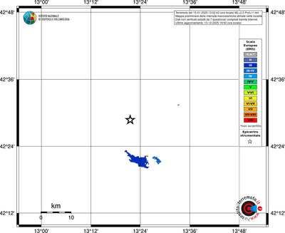 Mappa EMS - territori località