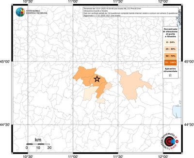 Mappa effetto tematico riferita ai limiti comunali