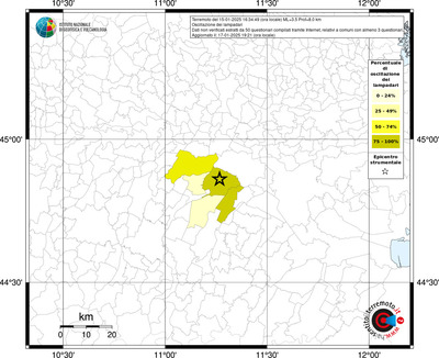 Mappa effetto tematico riferita ai limiti comunali