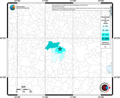 Mappa effetto tematico riferita ai limiti comunali