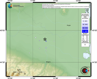 Mappa comuni con almeno 3 questionari