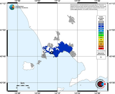 Mappa EMS - territori località