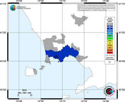 Mappa EMS - territori comuni