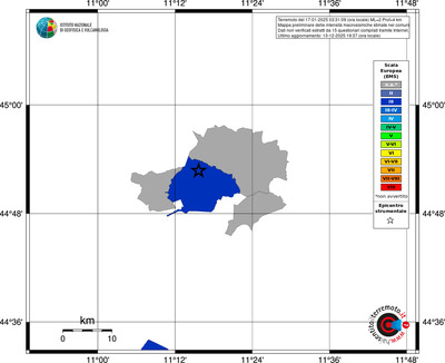 Mappa EMS - territori comuni