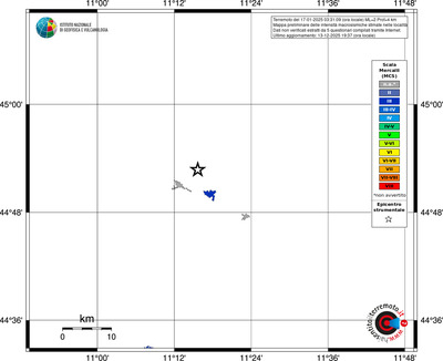 Mappa MCS - territori località