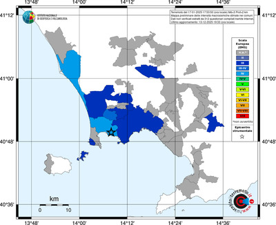 Mappa EMS - territori comuni