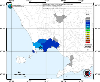 Mappa MCS riferita ai limiti comunali