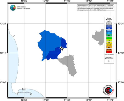 Mappa EMS - territori comuni