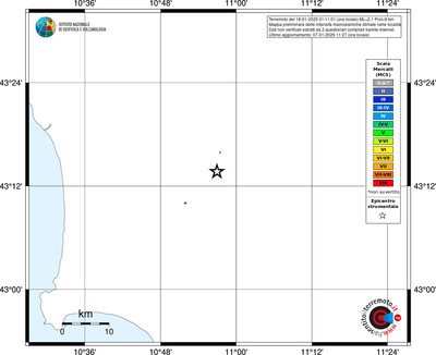 Mappa MCS - territori località