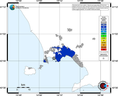 Mappa EMS - territori località