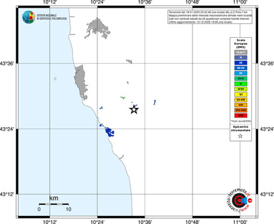 Mappa EMS - territori località