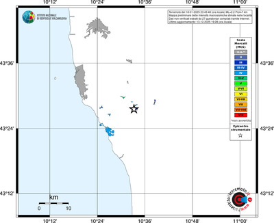 Mappa MCS - territori località