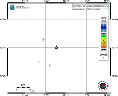 Mappa MCS - territori località