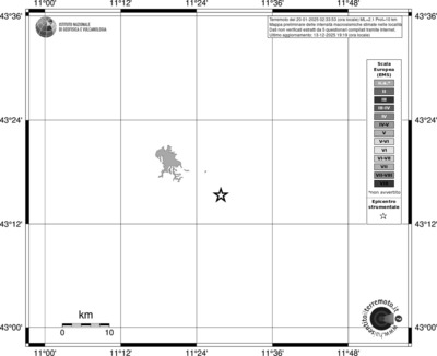 Mappa EMS - territori località