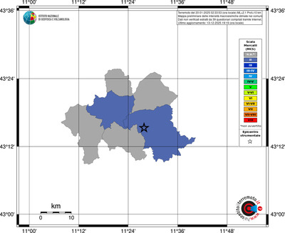 Mappa MCS - territori comuni